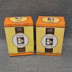 2 Elariia San Pellegrino Coconut Milk With Mango White Sugar Scrub 10x1.7 Fl.oz.